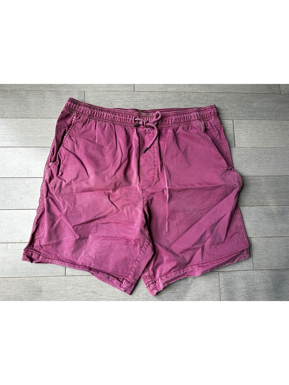 American Eagle Men's Pink Cargo Above the Knee Boat Preppy Shorts Pockets Medium